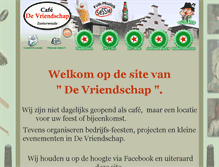 Tablet Screenshot of cafedevriendschap.nl